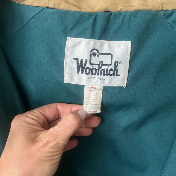 Vintage Woolrich Beige Men’s Parka 1980’s Woolrich Jacket 80’s Utility Jacket - Picture 6 of 11